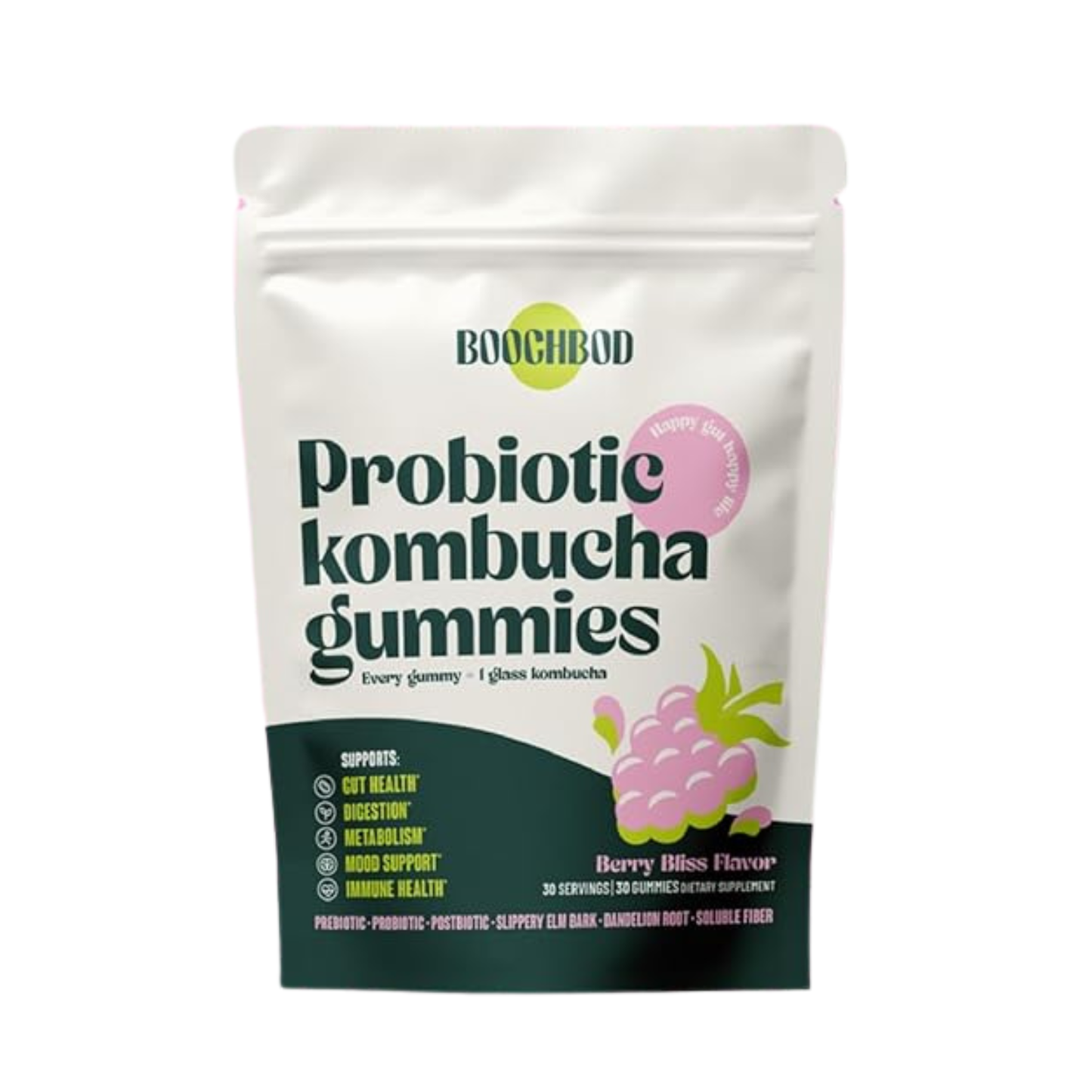 BoochBod - Probiotic Kombucha Gummies